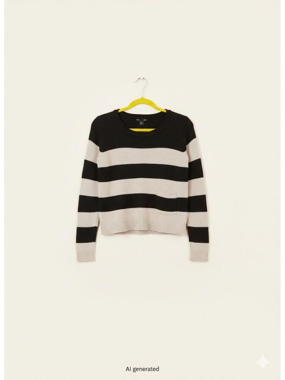 301-H&M Striped Sweater Size S // PTP 18